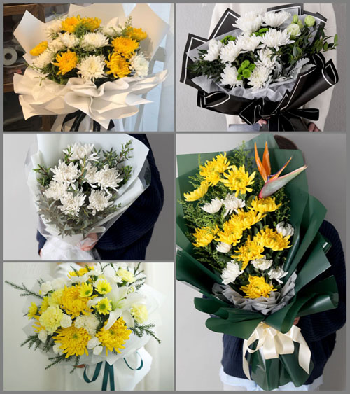 贵州六盘水六枝特区塔山街道白事花束代送